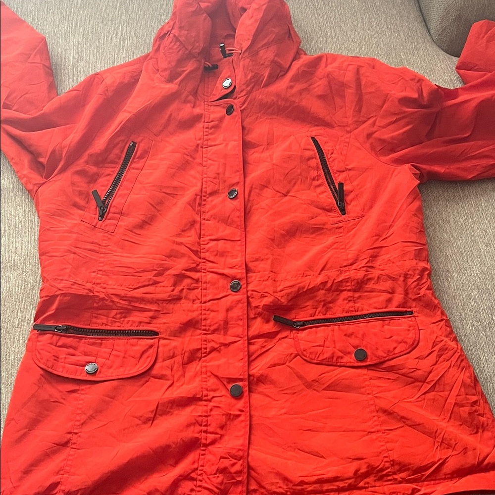 Michael Kors Red Utility Jacket
